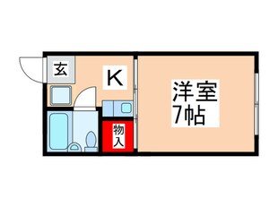 ハイツグリ－ンゲ－ブルスの物件間取画像